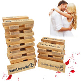 RosesHaven™ Couple's Game Night Intimacy Block Tower